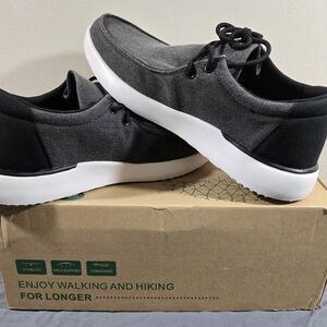 OrthoComfort Men's Gray Canvas Slip-On Sneakers